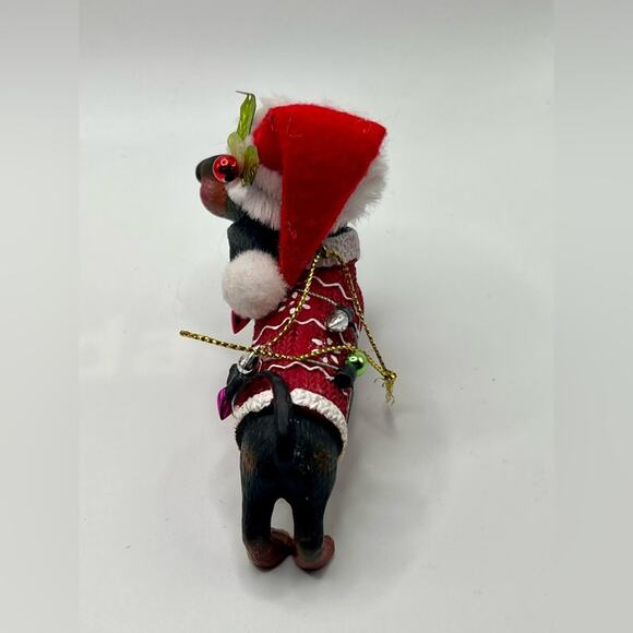 Christmas dog ornaments, set of 2 - Picture 5 of 10